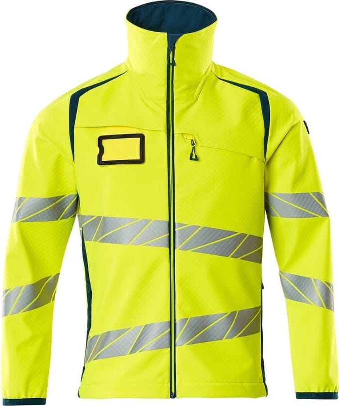 Mascot Accelerate Safe Softshell Jas 19002 - Mannen - Geel/Petrol - M