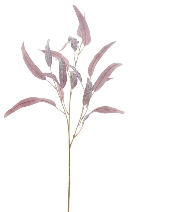 Seed eucalyptus spray rood 74 cm kunsttak Buitengewoon de Boet