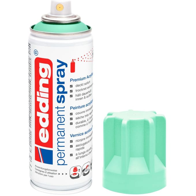 edding 5200 "Permanentspray", zijdemat - Neo-Mint