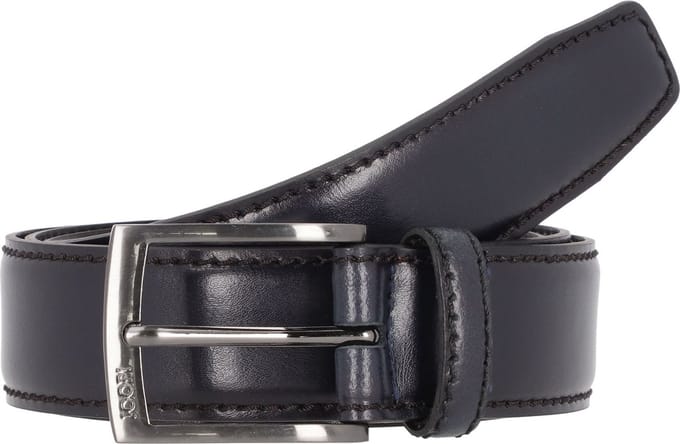 Joop! Riem leer - Jongens - 90 cm - dark blue