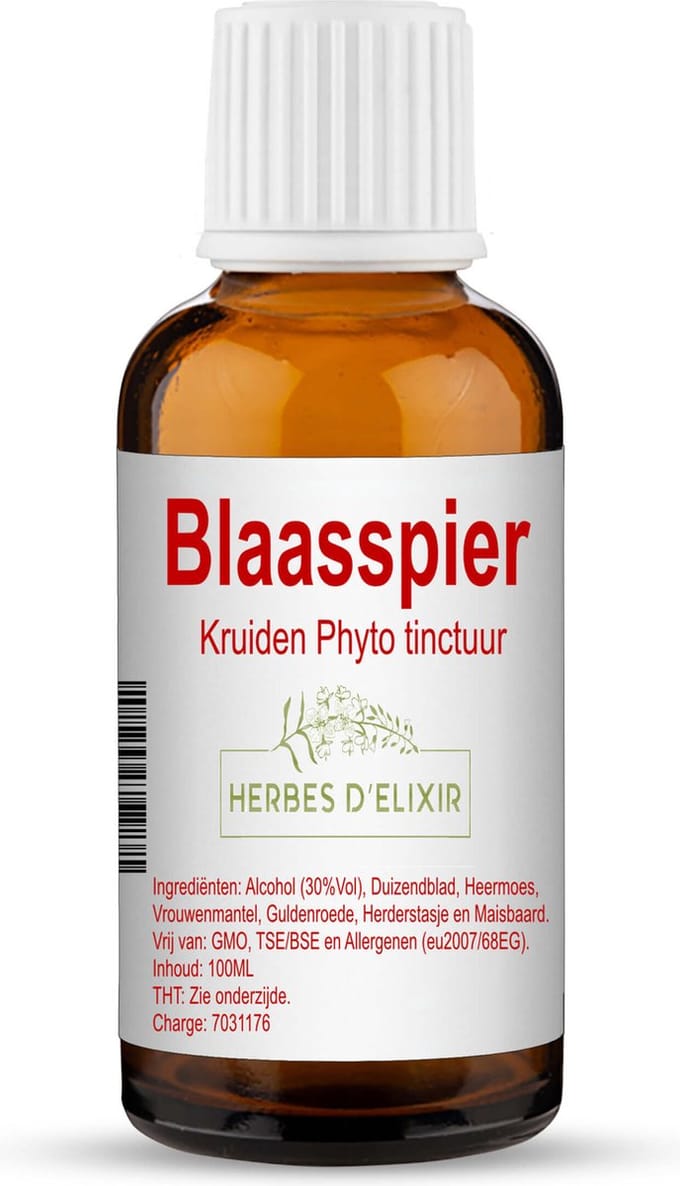 Herbes D'elixir Blaasspier Tinctuur - 100 ml - Natuurlijk