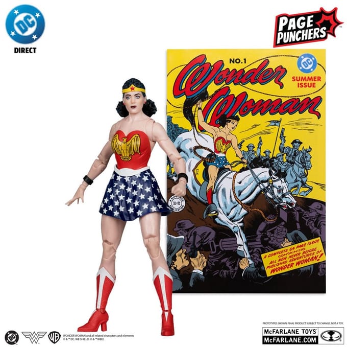 DC Direct Page Punchers Wonder Woman Action Figure 18cm