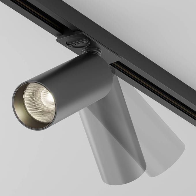 Maytoni Focus LED spot, Unity systeem, Triac, 930, zwart