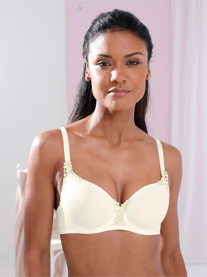 Champagne beugel bh Carola met spacer-cups - Beige - Maat - 100B