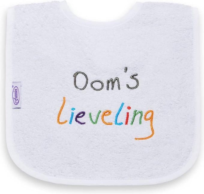 Tekstslabber Oom's lieveling Ooms lieveling