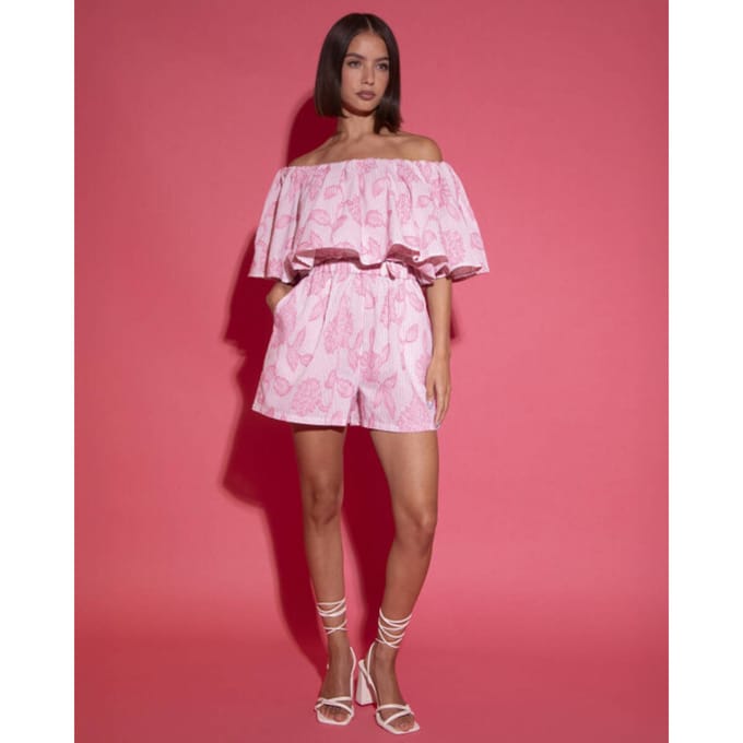 Studio Amaya Kee Short Broeken Dames - Roze - Maat M