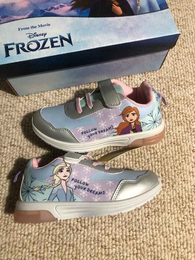 Frozen sneakers - licht - schoenen - klittenband - maat 27