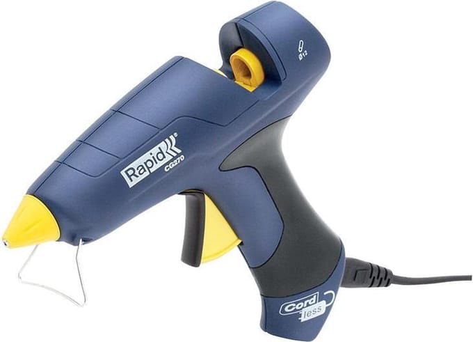 Rapid CG270 - Draadloos lijmpistool - 12mm - Met Koffer - Incl. 10 lijmpatronen