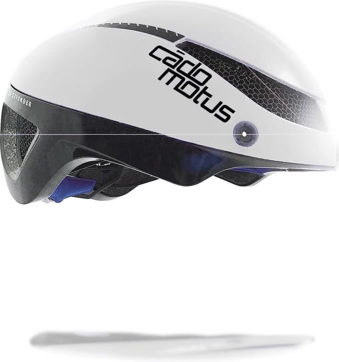 Omega Aerohelm | Schaatshelm | Fietshelm | Triathlon (Wit - L | 58-61cm)