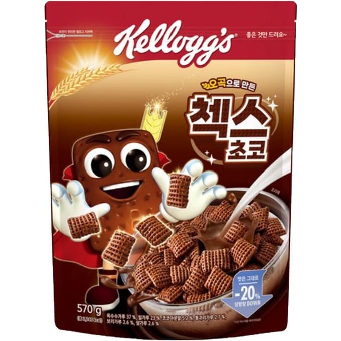 Kellogg's Chex Choco-ontbijtgranen 570g (3 opties) #1PCS beige