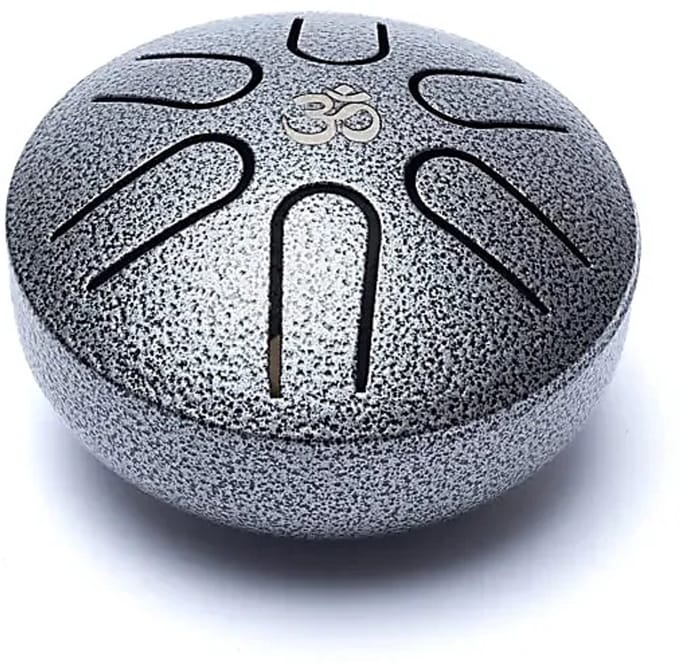 Hluru mini handpan grijs - Ø 7,5 cm