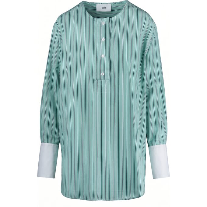 Solotre - Shirt - 470677 - Wit/Groen