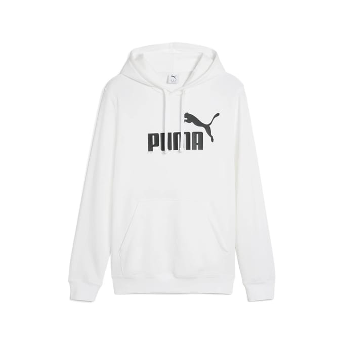 Puma Ess N1 Logo Hoodie Wit M Man