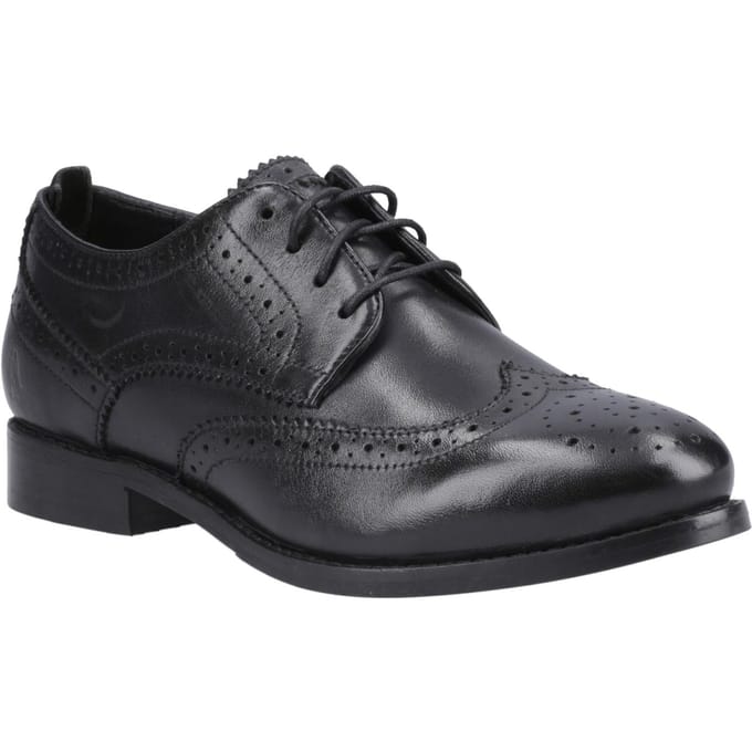 Hush Puppies Dames/Dames Natalia Leren Brogues (Zwart)