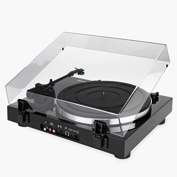 Thorens TD 202 zwart Platenspeler