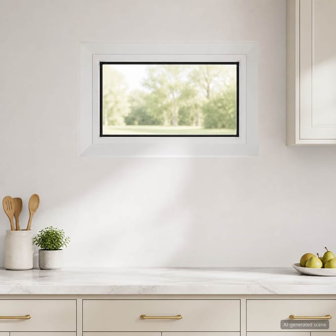 vidaXL - Kelderraam - Interne - Kleur - Wit - RISOR - 35 - x - 30 - cm