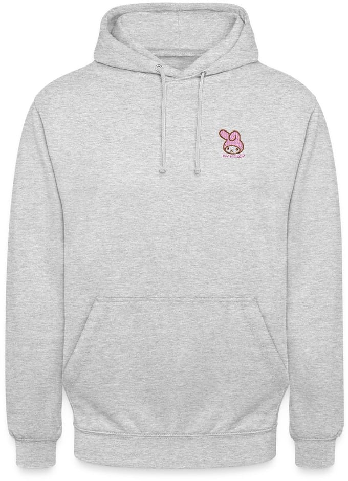 My Melody Geborduurd Portret Hoodie Unisex