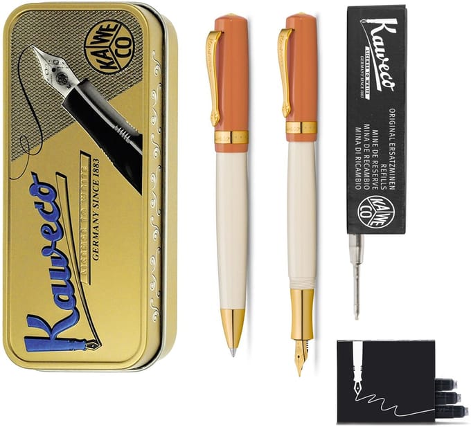 Kaweco - Cadeauset - Student 70's Soul - Vulpen (Medium) - Balpen - extra vullingen