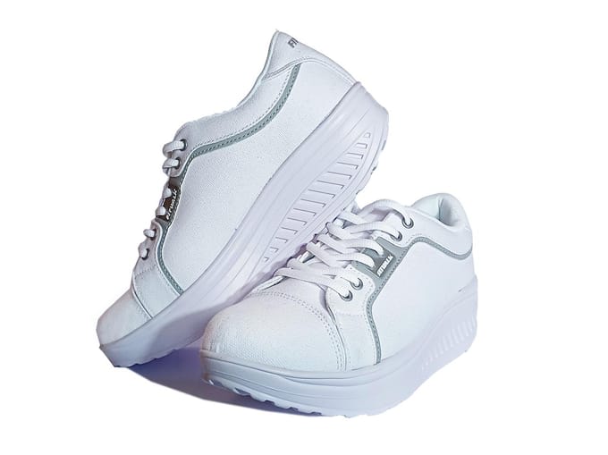 Baskets à semelle à bascule Fit Walk Blanc 37 white