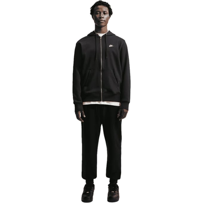 Hooded sweatshirt met rits Nike Club Fleece