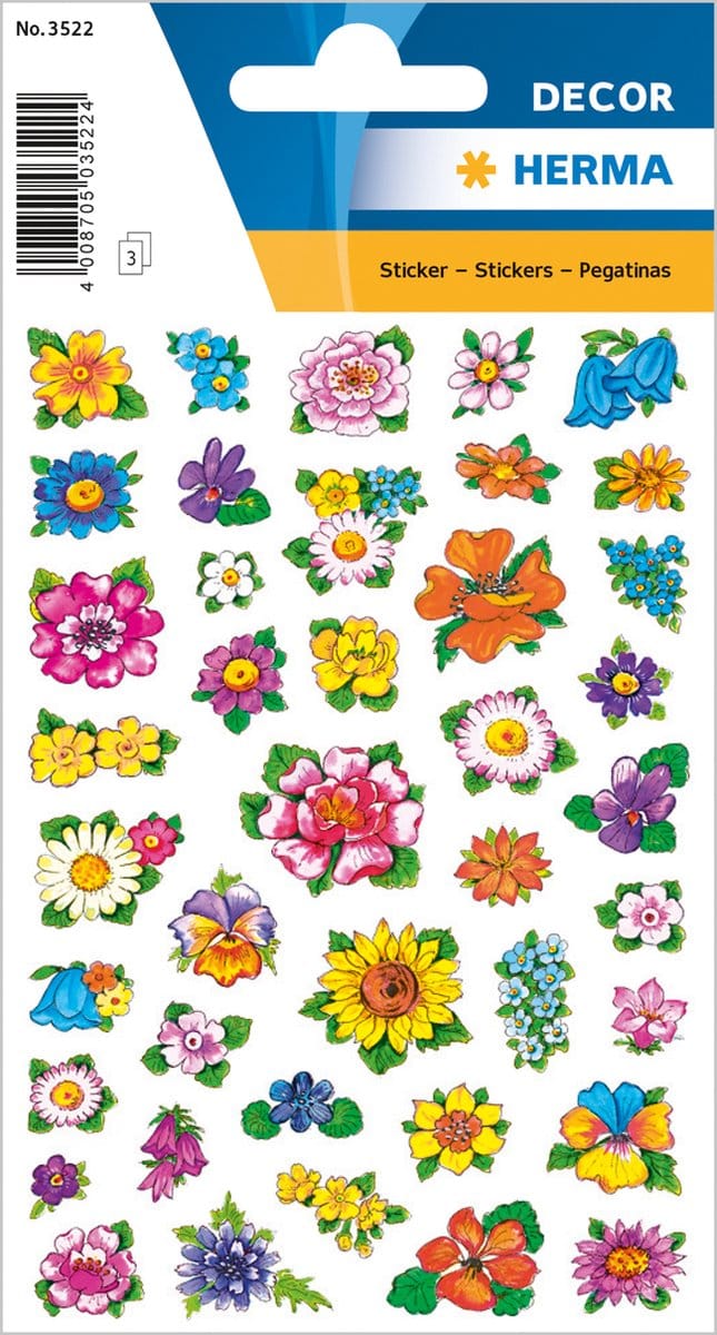 HERMA 3522 Stickers Décor Klein Bloempjes