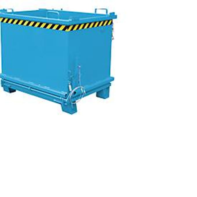 Bodemklepcontainer SB 1500, blauw