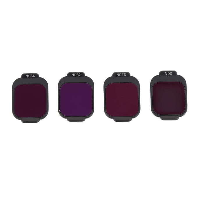 ND Filterset voor Flip Drone ND8 ND16 ND32 ND64 3-6 Stops Multi-Coated Drone ND Filter voor Licht black