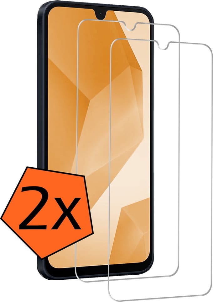 Screenprotector - 2 Stuks - Geschikt voor Samsung Galaxy A16 - Extra Sterk - Gehard Glas - Beschermglas - Tempered Glass - Screen Protector