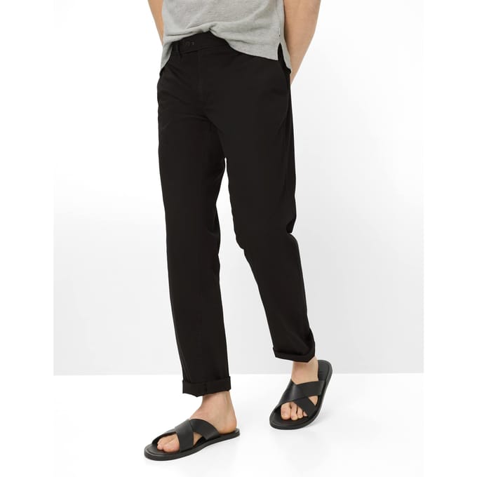 Brax Heren Chino  Style EVANS BLACK, zwart, maat 29