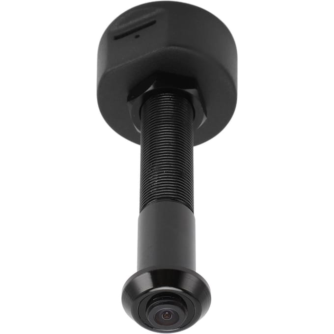 Caméra de visionneuse de judas de porte 1080P HD 170 degrés grand angle détection de mouvement caméra de trou d'œil de porte noir