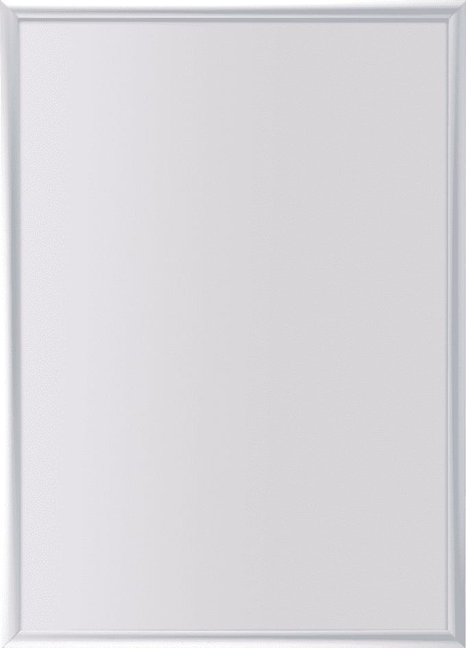 Aluminium kliklijst - 25 mm - spitse hoek A1 - 840 x 594 mm