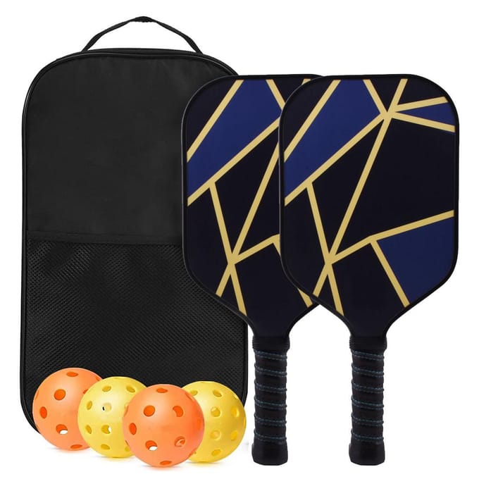 Carbon Fiber Aramide Pickleball Paddles PP Honingraat UV Bedrukt Racket Set
