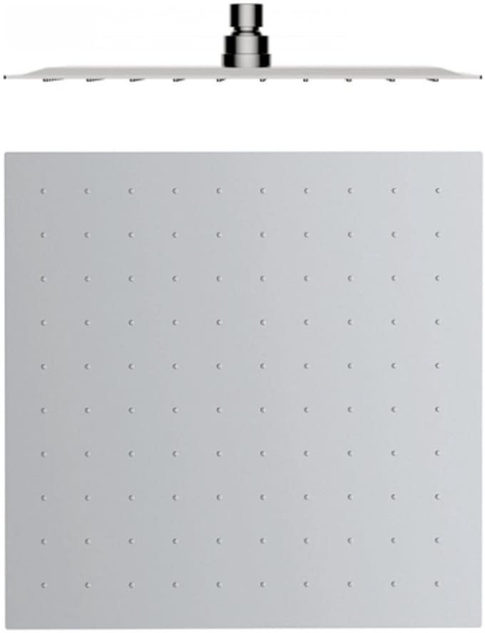 Hoofddouche 20x20cm gepolijst RVS