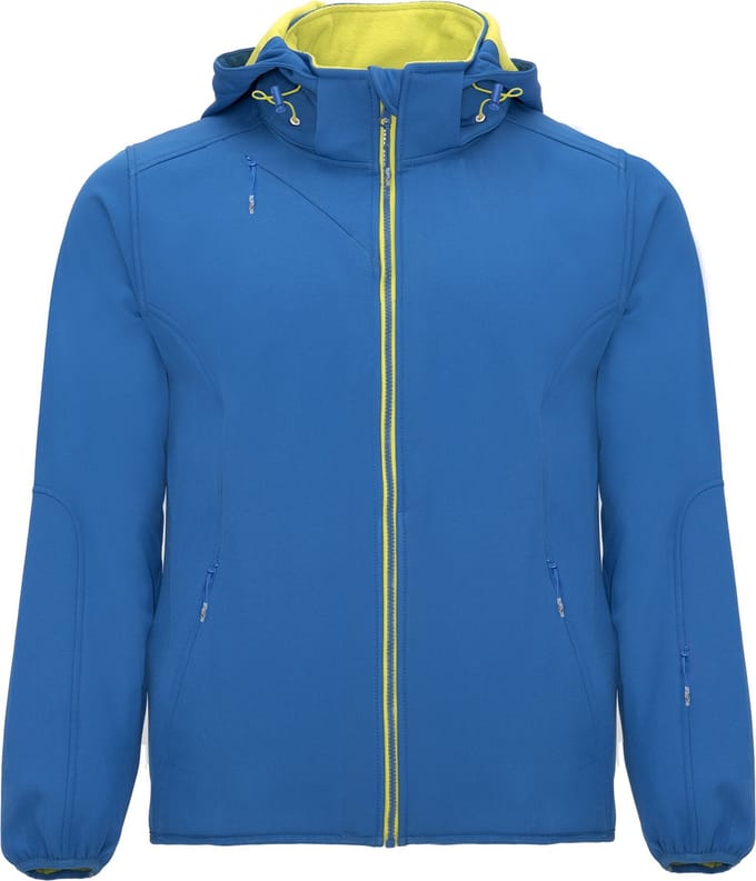Roly Siberia Softshell Jacket RY6428 - Royal Blue 05/Lime Punch 235 - L