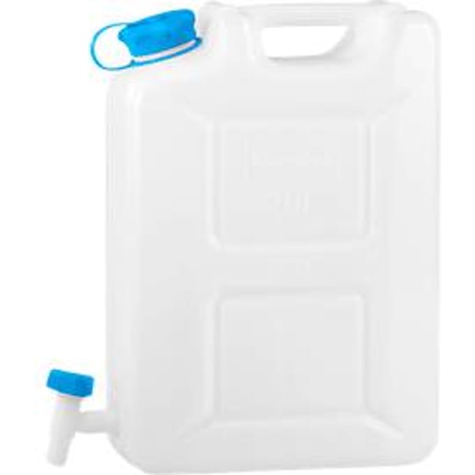 Hunersdorff Profi water jerrycan - 22 liter - polyethyleen - wit