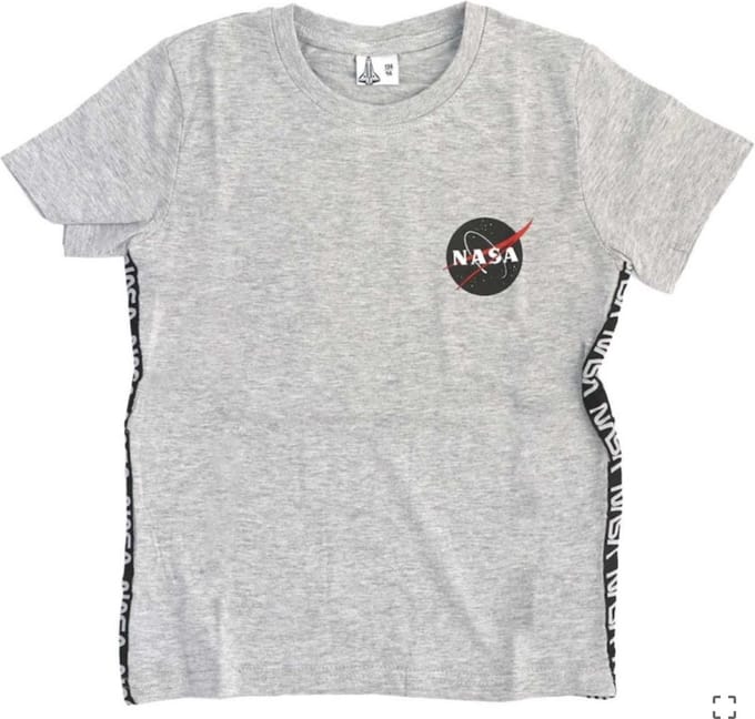 Nasa t-shirt - grijs - Maat 134 / 9jaar