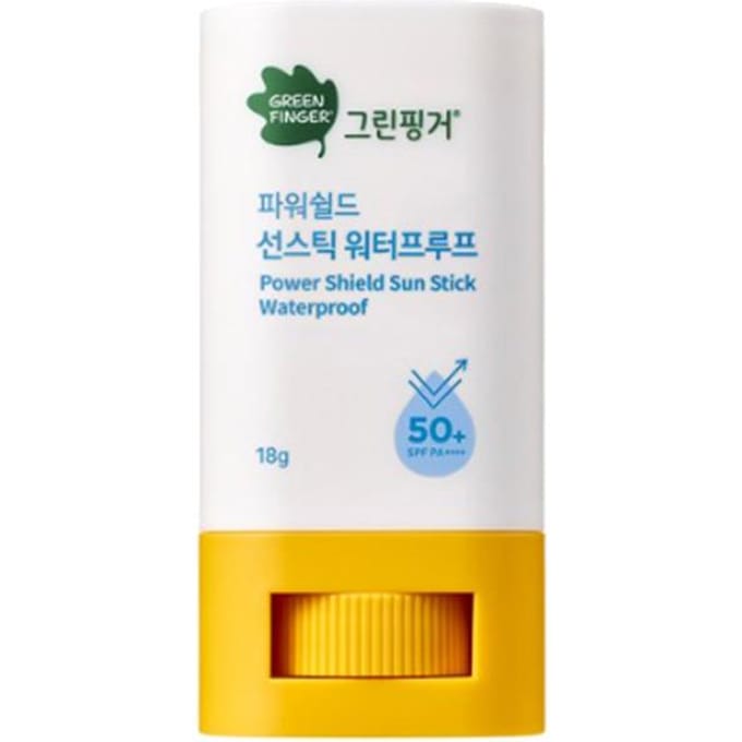 GREEN FINGER Suncreen Stick - Power Shield Sun Stick Waterproof SPF50+/PA++++ 18g (3 Options) 1PCS white