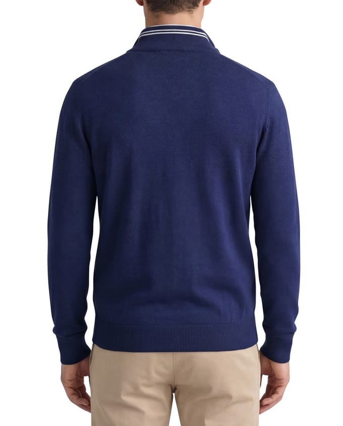 Gant vest donkerblauw