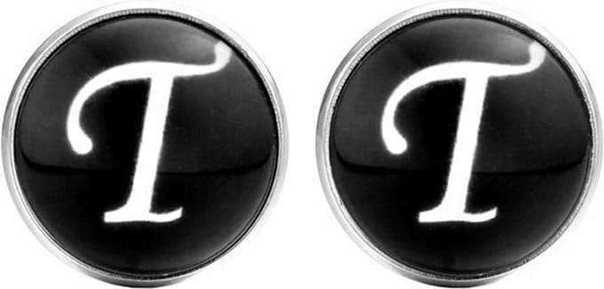 Fako Bijoux - Manchetknopen - Alfabet - Letter T