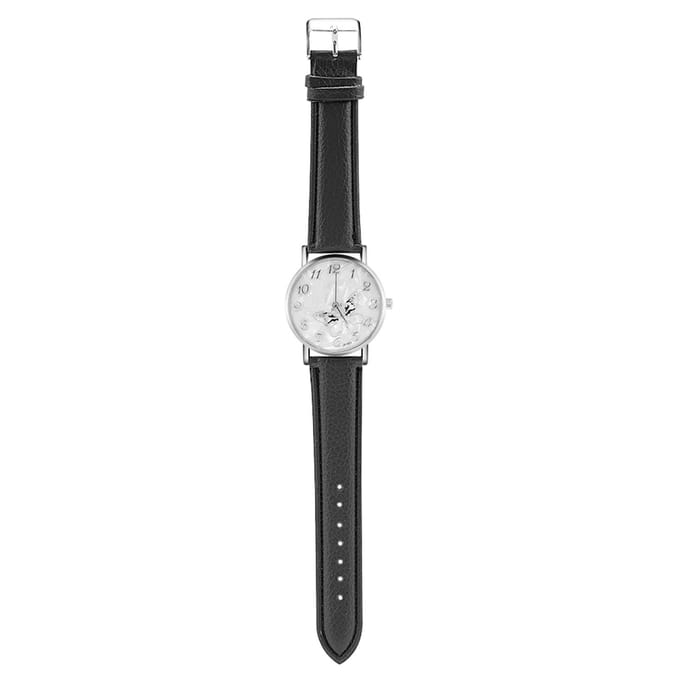 Modieuze PU Leer Band Quartz Horloge Dames Vrouwelijk Analoog Polshorloges Wit white