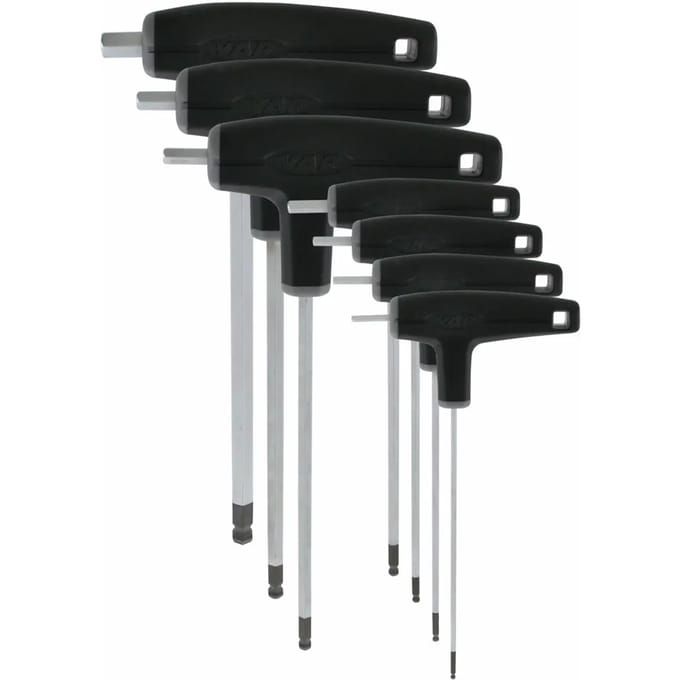 Var Set Of 7 P Handled Hex Wrenches With Ball Ends Hulpmiddel Zwart