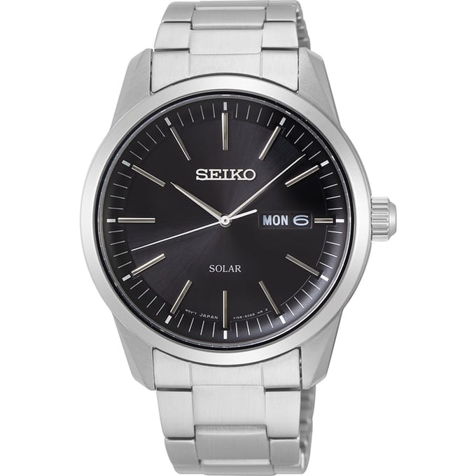 Seiko Solar SNE527P1 - Heren - Horloge - 40 mm