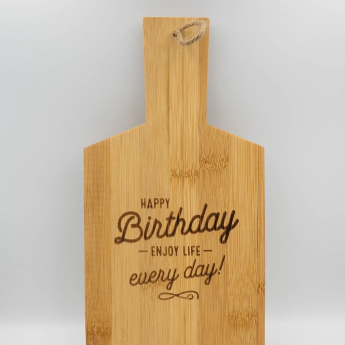 Borrelplankje - Happy Birthday