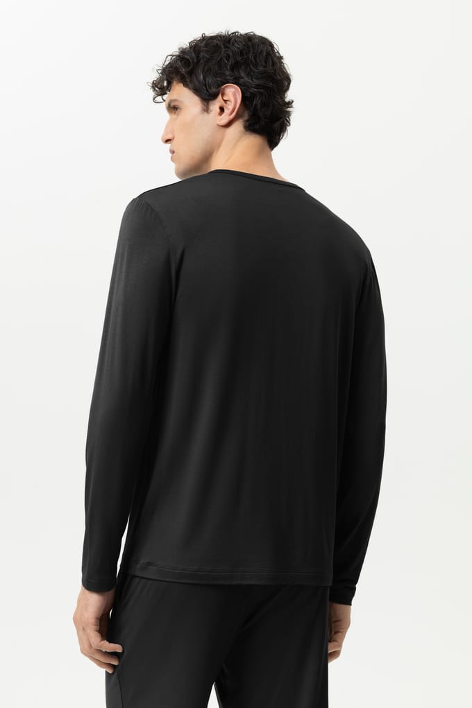 Shirt met lange mouwen Serie Jefferson Zwart