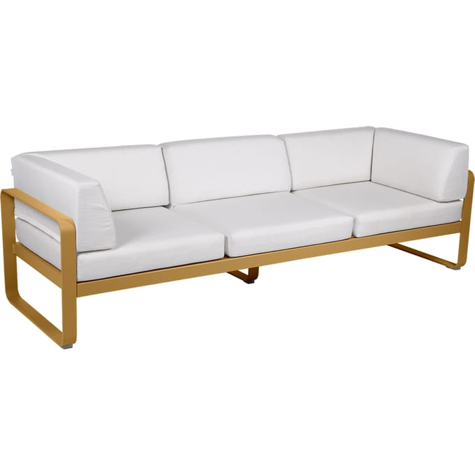 Fermob BELLEVIE club sofa 3 zits - D2 peperkoek - 81 witgrijs