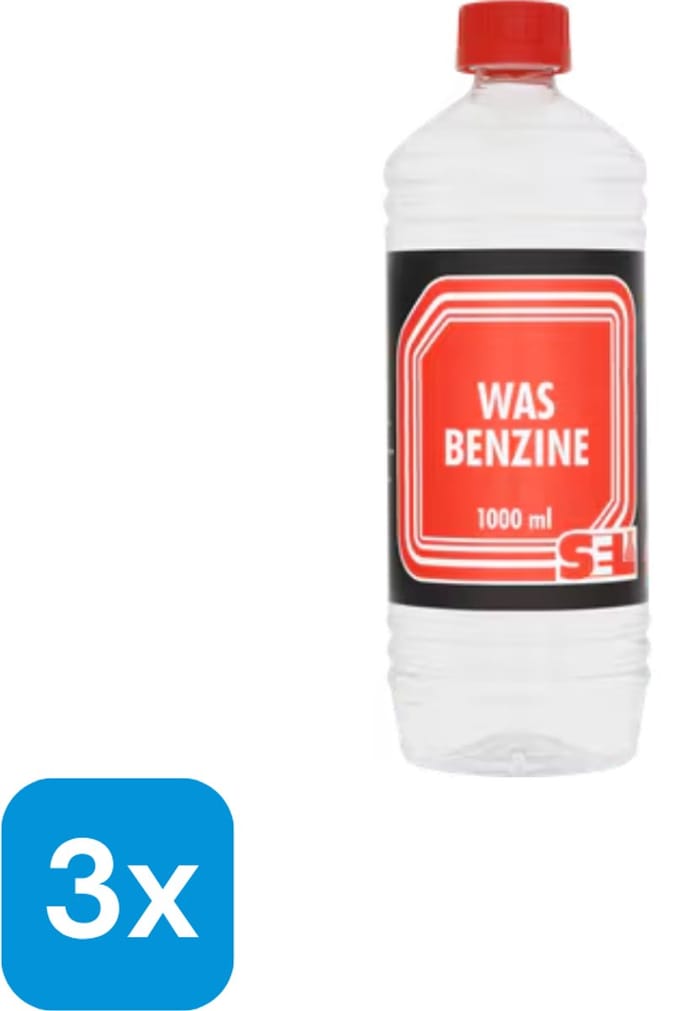 3 x 1L SEL wasbenzine