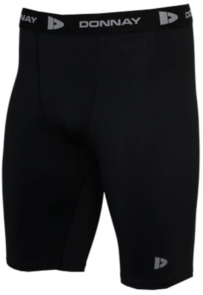 Donnay - Compressie Short - Thermo/Sportshort (23cm) - Heren - Black (010) - maat M