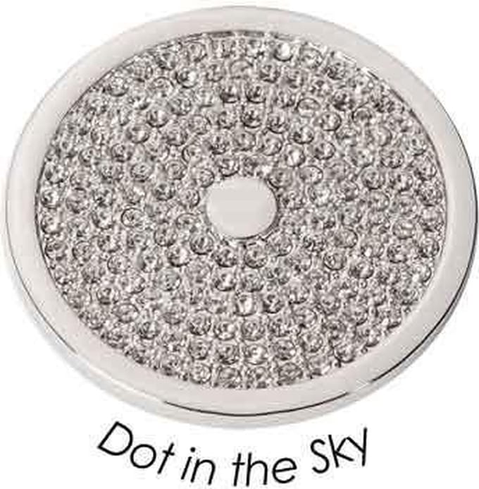 Quoins QMOA-04-Z Dot in the sky staal zilverkleurig Medium