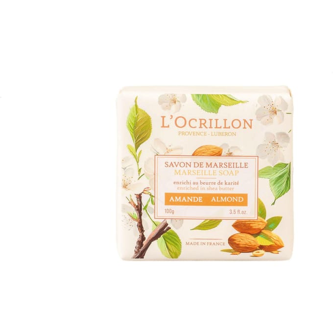 L'Ocrillon Solid Marseille Soap Almond 100 g