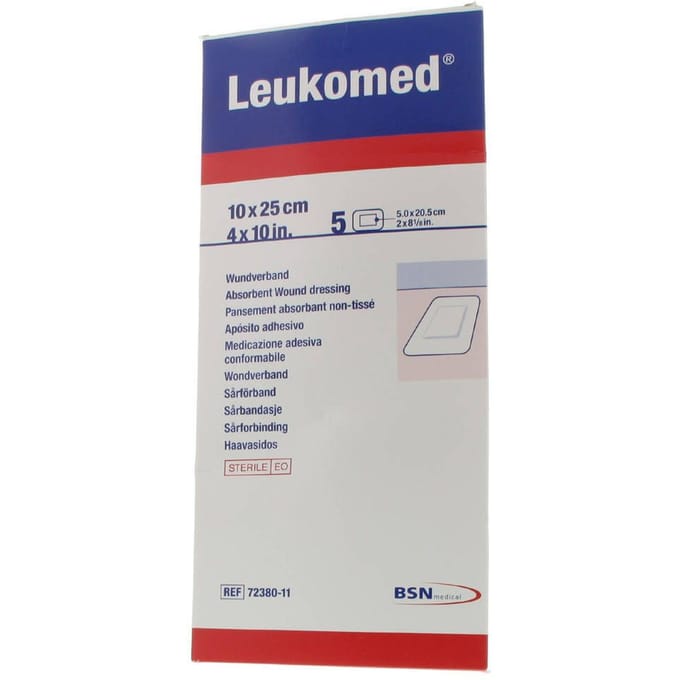 Leukomed Verband Steriel 10,0cmx25cm 5 7238011